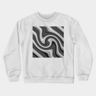 Gray Waves Crewneck Sweatshirt